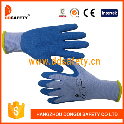 Knitted with latex glove Knitted with latex glove